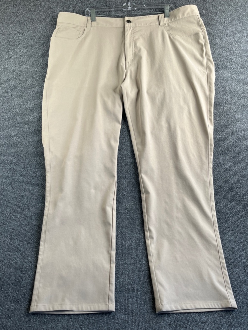Peter Millar Men's EB66 Performance 5 Pocket Pant Khaki Chinos 42 x 30